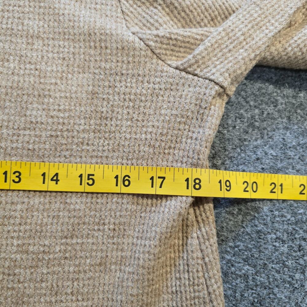 J Jill Sweater Womens Size Small Tan Thermal Wearever Long Sleeve Capsule Casual - Picture 5 of 9